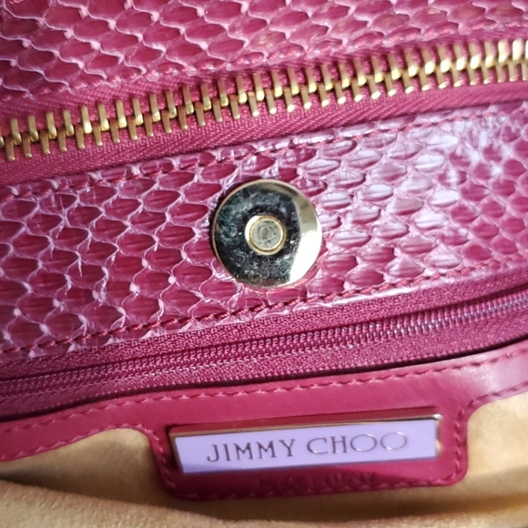 Jimmy choo suede leather python - Picture 6 of 7